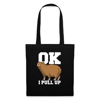 Ok, I pull up Capybara gift - Tote Bag - black - Front