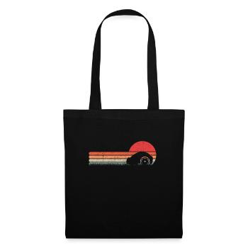 Tondeuse à gazon robotisée rétro Tondeuse à gazon robotisée Vintage - Sac en tissu - noir - Devant