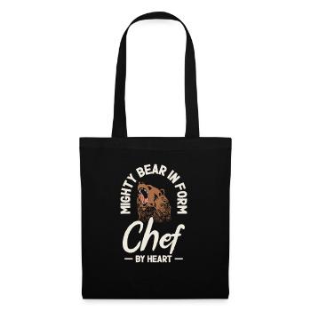 Chef Beast Animal Lovers Bear Cookers - Sac en tissu - noir - Devant