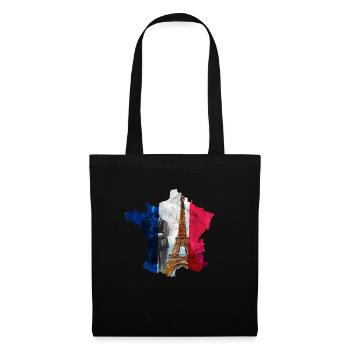 France - Tote Bag - black - Front