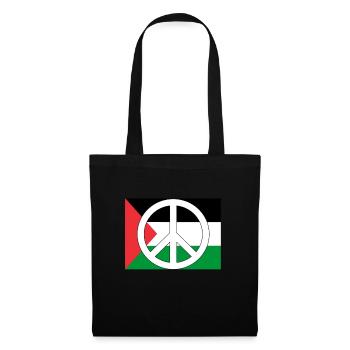 Palestine Tshirt Hommes Enfants Femmes Palestine - Sac en tissu - noir - Devant