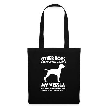 Cool Obedience Magyar Vizsla Chiens de dressage - Sac en tissu - noir - Devant