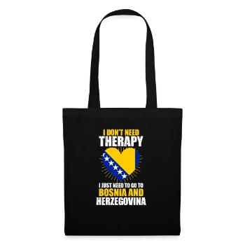 Bosna Bosanac Bosnie-Herzégovine Balkans - Sac en tissu - noir - Devant