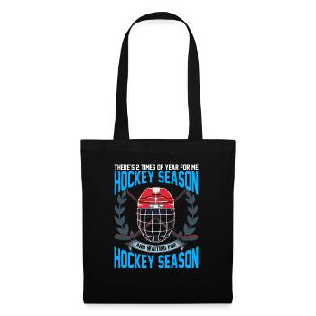Hockey Season Ice Hockey - Tote Bag - black - Front