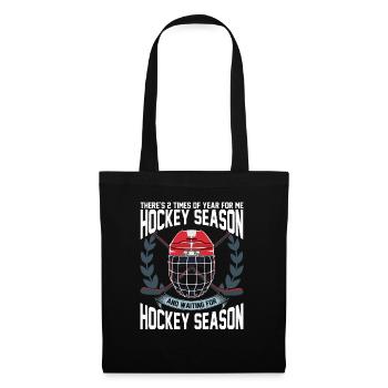 Hockey Season Ice Hockey - Tote Bag - black - Front