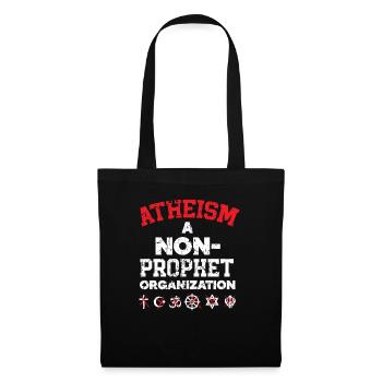 Athéisme Une organisation non-prophète athée - Sac en tissu - noir - Devant