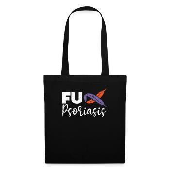 Psoriasis Warrior Hautkrankheit Psoriasis Bewusstsein - Stoffbeutel - Schwarz - Vorne
