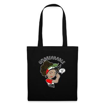 Arab Girl Unbreakable I Heritage United Arab - Stoffbeutel - Schwarz - Vorne