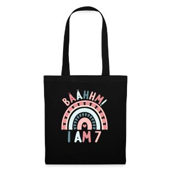 7 years Rainbow Rainbow 7th birthday - Tote Bag - black - Front