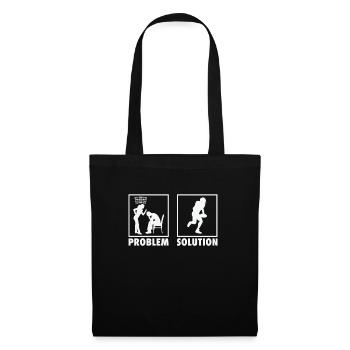 Problème de déclaration des joueurs de football - Sac en tissu - noir - Devant