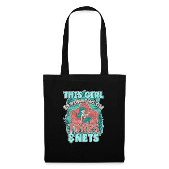 This Girl Is Running On Traps & Nets Future - Tote Bag - black - Front