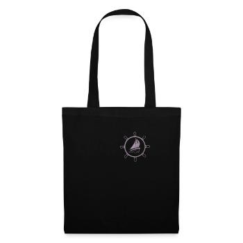 Sailing Sailor Sailboat Pocket Design - Tote Bag - black - Front