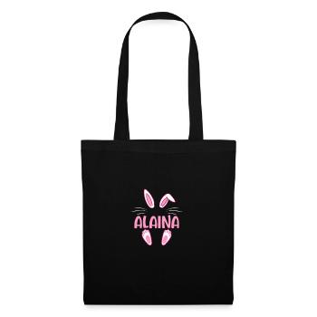 ALAINA Easter - Stoffbeutel - Schwarz - Vorne