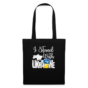 Ukraine Flag Ukrainian Patriot Fist Ukraine - Tote Bag - black - Front