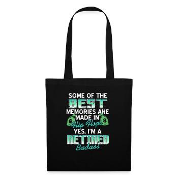 Les meilleurs souvenirs sont faits dans le thé Flip Flops - Sac en tissu - noir - Devant
