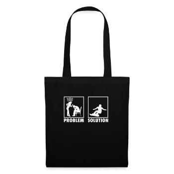 Snowboarding Snowboarder Athletes Statement - Tote Bag - black - Front