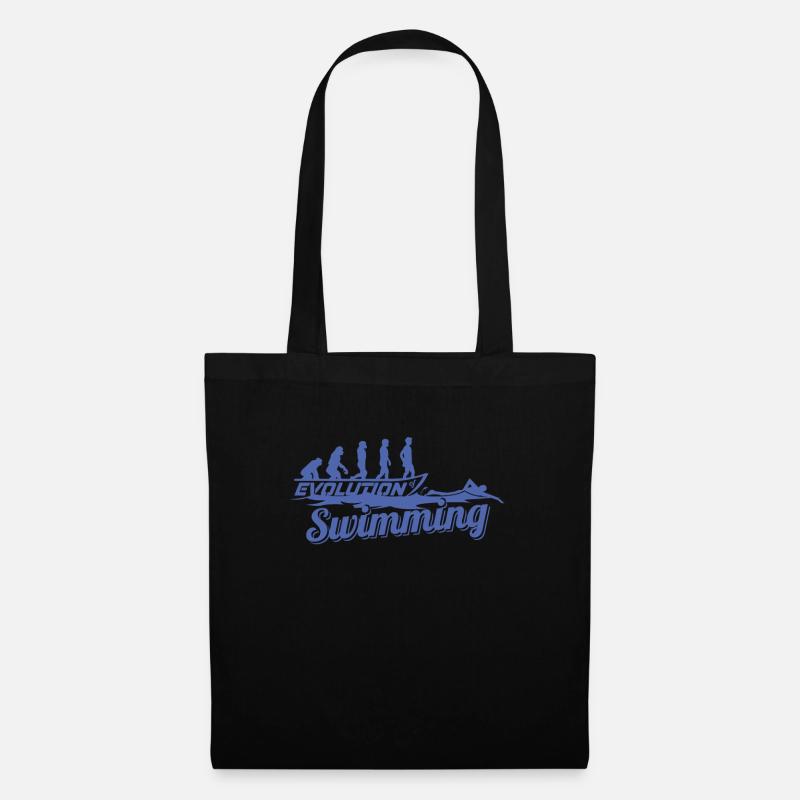 Evolution of the swimmer's swimmer - Tote Bag - black