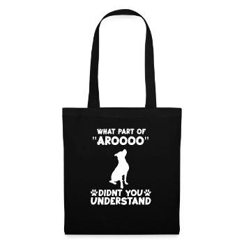 Pitbull Fan Dog Motif Drôle Pitbull Gassi - Sac en tissu - noir - Devant