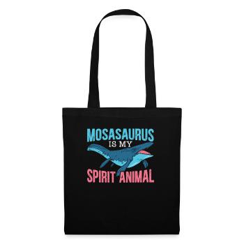 Mosasaurus est mon animal paléontologue Dino - Sac en tissu - noir - Devant