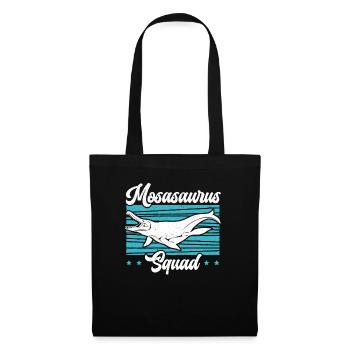 Mosasaurus Squad Dino Paléontologue Dinosaure - Sac en tissu - noir - Devant