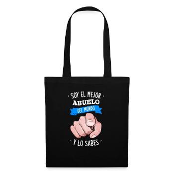 Soy El Mejor Abuelo Del Mundo Y Lo Sabes - Sac en tissu - noir - Devant