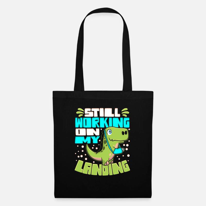 Bras cassé Bras cassé - Sac en tissu - noir