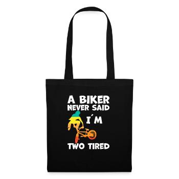 BMX Biker Racing Cascade - Sac en tissu - noir - Devant