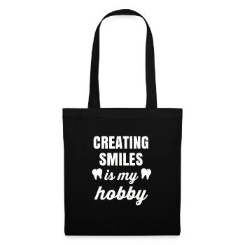 Dentiste Cadeau Dentiste Dentiste Dentaire Dents - Sac en tissu - noir - Devant