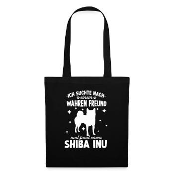 Hundetraining Shiba Inu Hunde Fan Shiba Inu - Stoffbeutel - Schwarz - Vorne
