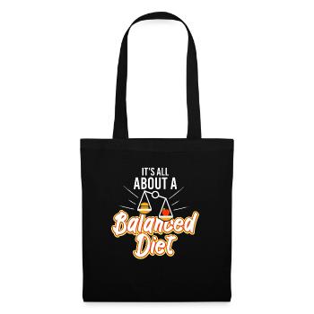 All About A Balanced Diet - Tote Bag - black - Front