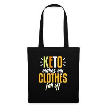 keto Makes My Clothes Fall Off - Tote Bag - black - Front