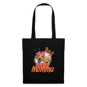 Maman chien - Sac en tissu - noir - Devant