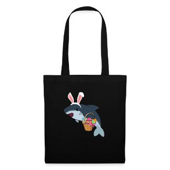 Easter Shark - Tote Bag - black - Front