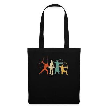 Archery Bow Archer Retro Vintage - Tote Bag - black - Front