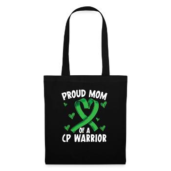 Proud Mom Of A CP Warrior Cerebral Palsy Mother - Tote Bag - black - Front