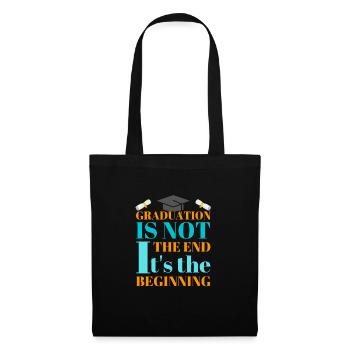 The conclusion is not the end it is the beginning - Tote Bag - black - Front