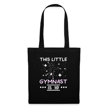Ce petit gymnaste a 10 ans - Sac en tissu - noir - Devant