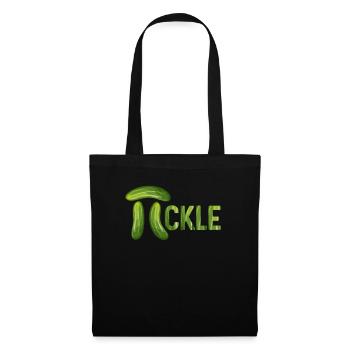 Lustige Mathematik Pi Pickle Geometrie Trigonometr - Stoffbeutel - Schwarz - Vorne