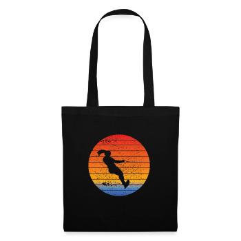 Wasserski Sportler Geschenk Wasserskifahrer Surfer - Stoffbeutel - Schwarz - Vorne