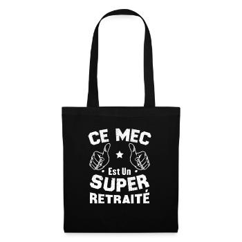 Ce mec est un super retraité - Sac en tissu - noir - Devant