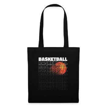 Basketball tee -gift basketball fan - Tote Bag - black - Front