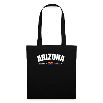 Arizona spaß zuhause geschenk - Stoffbeutel - Schwarz - Vorne