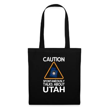 Utah - Sac en tissu - noir - Devant