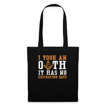J’ai prêté serment qu’il n’a pas de date d’expiration franc-maçon - Sac en tissu - noir - Devant