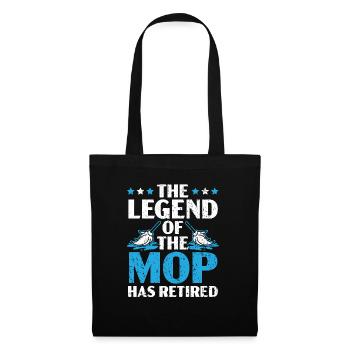 The Legend Of The Mop Has Retired Janitor - Tote Bag - black - Front