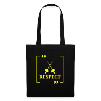 Sabre Fencing - Ideal for a Fencing Fan - Tote Bag - black - Front