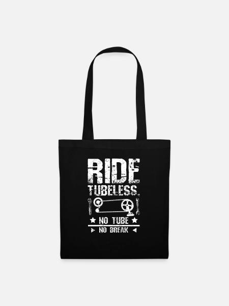 Ride tubeless no tune no break - Stoffbeutel - Schwarz