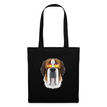 Saint Bernard I Spain Sunglasses I Spanish Flag - Stoffbeutel - Schwarz - Vorne