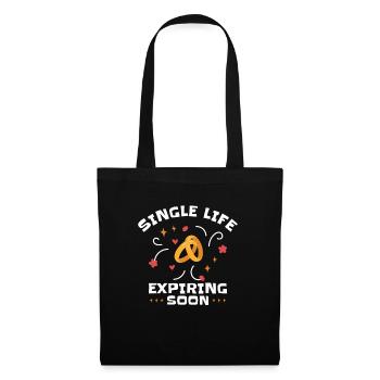 Bachelor Single Life Bachelor Party Marrying - Tote Bag - black - Front