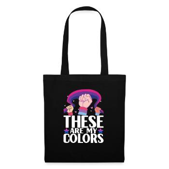 Bisexuels LGBTQ - Sac en tissu - noir - Devant